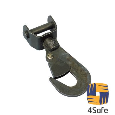 4Safe Zinc Twisted Snap Hook - A3007AM