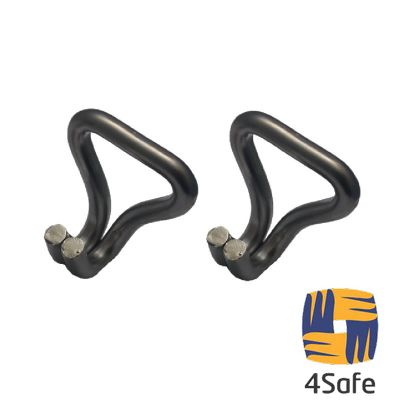 4Safe Stainless Double J Hook - A3010AC